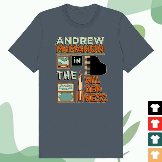 Official Andrew Mcmahon Piano and Rocket New Shirt