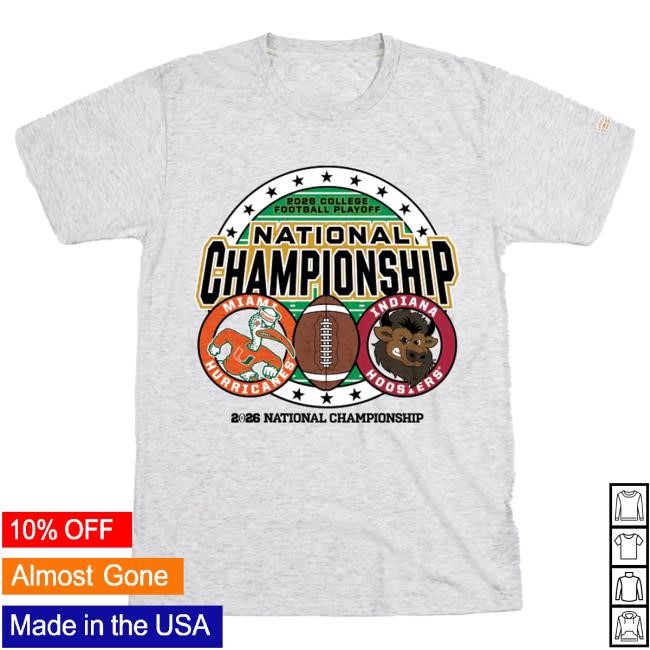 Homefield Apparel Indiana Vs Miami NCAA Football NCAA Title Game Tee