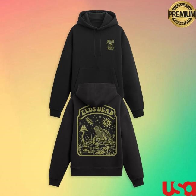 Zeds Dead - Frog Noizes - Black Hoodie Zeds Dead Merch