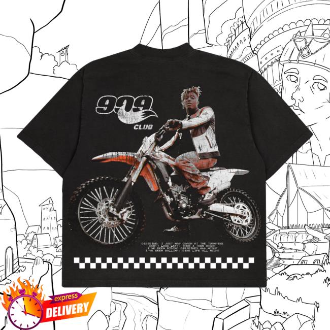 999 Club Merch Juice Wrld Day 2023 Raceday T Shirt Juice Wrld Day 2023 Raceday Tee