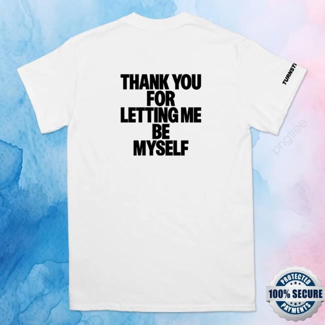 Official Turnstile Merch Store Turnstile "Thank You" Top Shirt In White