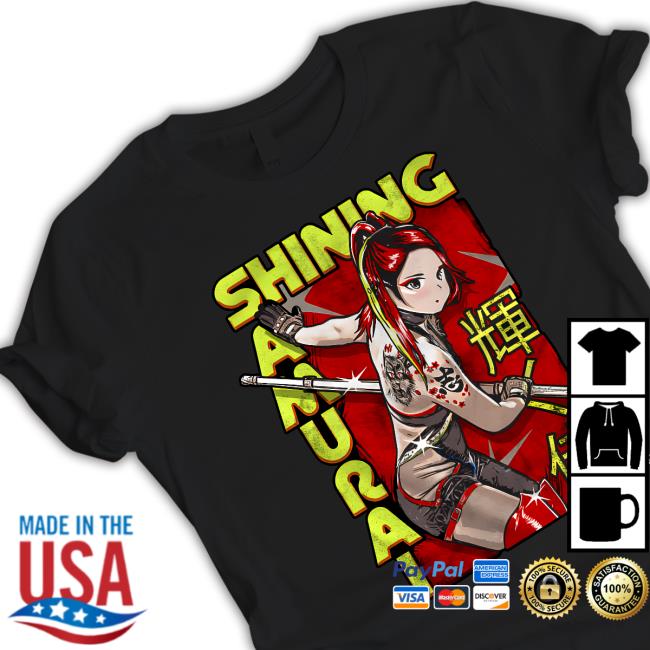 Shining Samurai Long Sleeve T Shirt Hikaru Shida Shining Samurai Anime T-Shirt