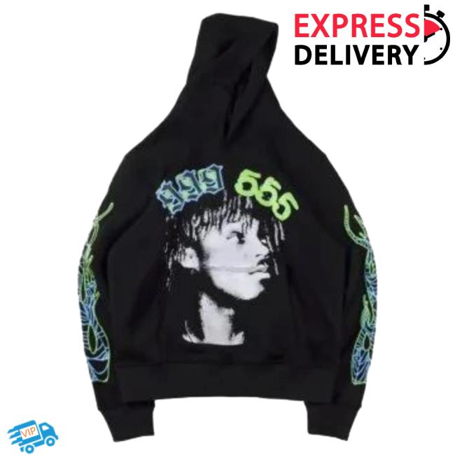 Official Sp5der Clothing Apparel Sp5der Young Thug 555555 Pullover Hoodie Sp5der Merch Store Shop