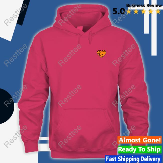 TrashTalkShop Merch TrashTalk Basketball Heart Long Sleeve T-Shirt TrashTalkShop Merch TrashTalk Basketball Heart Shirt