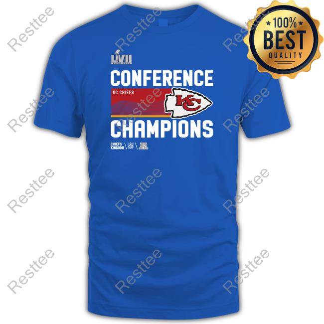 Super Bowl Lvi Conference Kansas City Chiefs Champions Chiefs Kingdom Nfl Afc Shirt