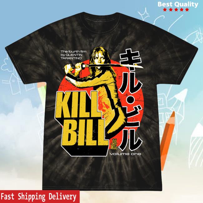 Official Studiohouse Designs Kill Bill Tie Dye Shirts Black