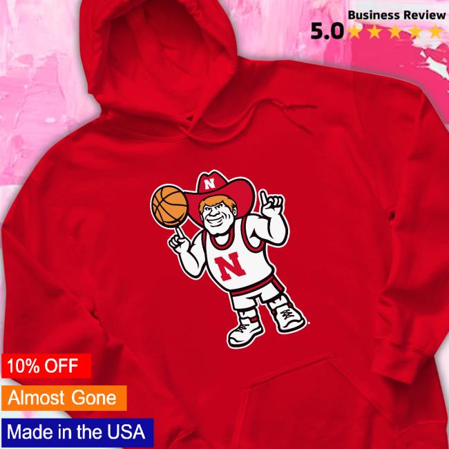 Nebraska Giant New Herbie Logo Basketball New Tee Nebraska Giant New Herbie Logo Basketball Hoodie