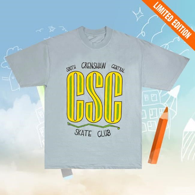 Official Crenshaw Skate Club TRIBE Shirt New