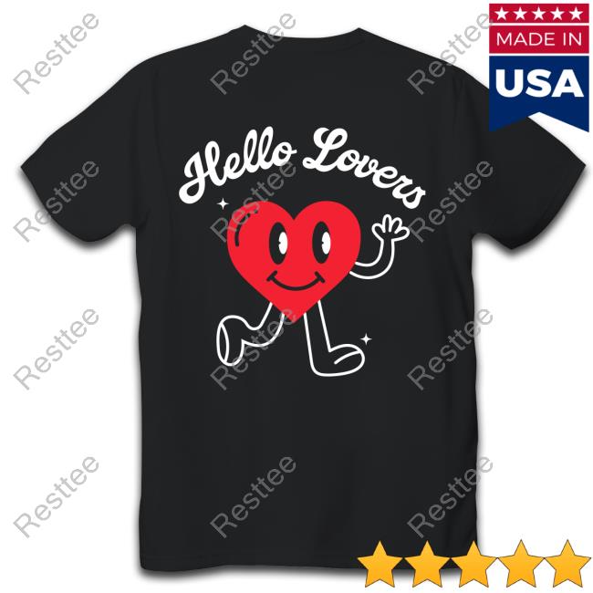 Niall Horan Merch Hello Lovers Heart Shirts Niall Horan Merch Hello Lovers Heart Black Tee