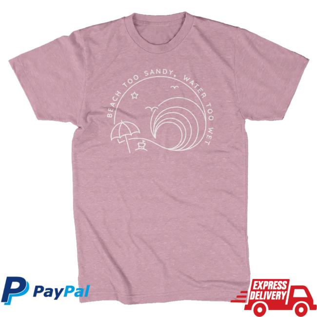 Official Kings Road Merch Store Beach Too Sandy Logo Shirt (Orchid Heather) Kings Road Shop