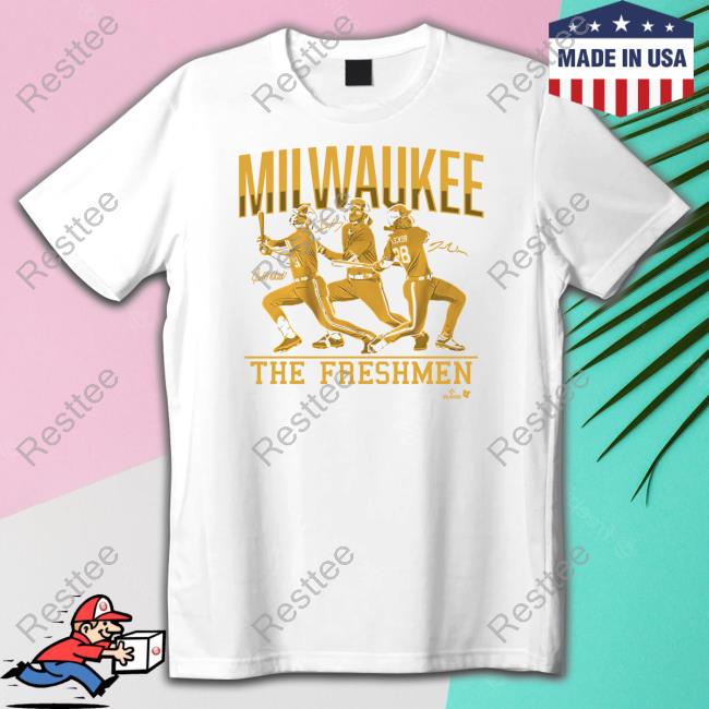 Breakingt Merch Brice Turang Joey Wiemer & Garrett Mitchell Milwaukee The Freshmen Hoodie