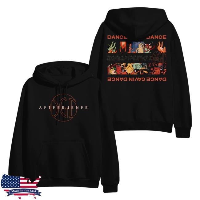 Official Dance Gavin Dance Band Merch Chaos Black Afterburner Crewneck DanceGavinDance
