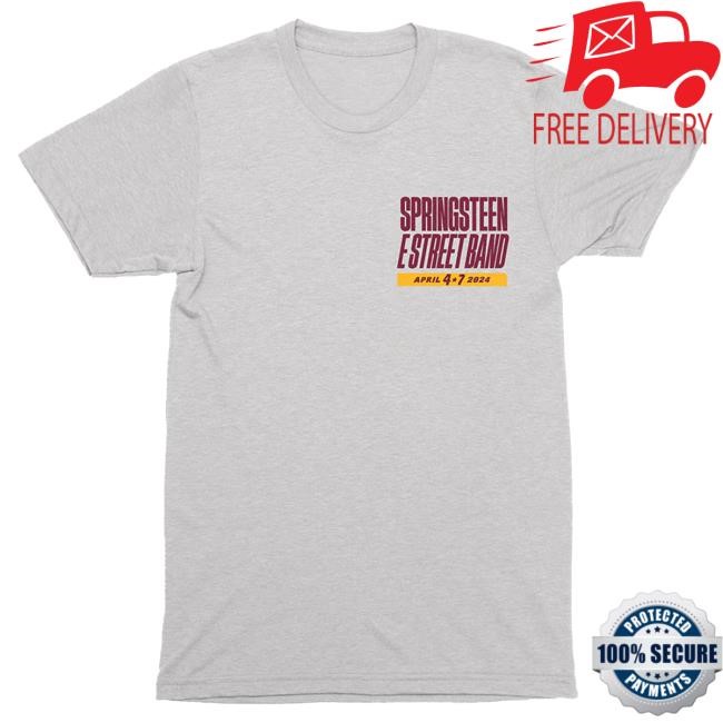 Officia Bruce Springsteen Merch Store Springsteen & The E-Street Band Inglewood 2024 Limited Edition Tour Tshirt