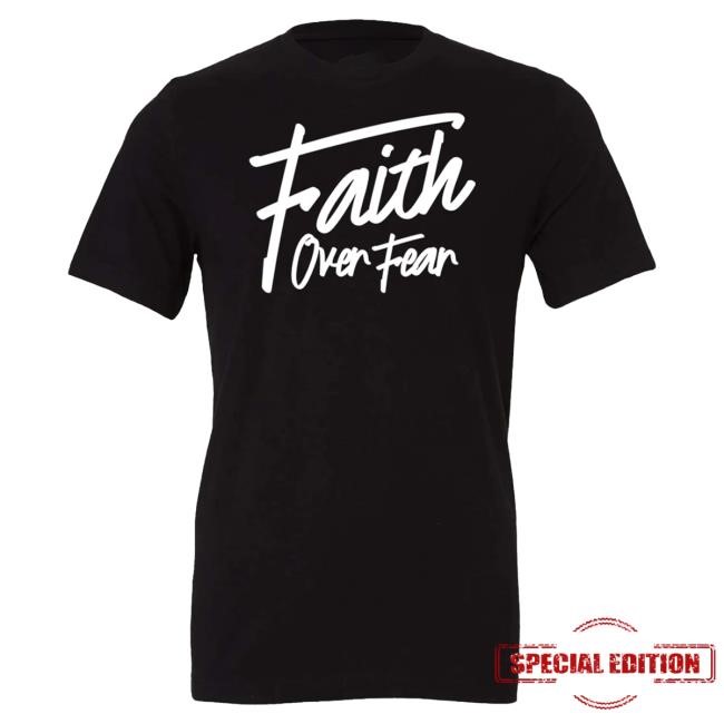 Official 717 Supply Store Shop Faith Over Fear Women's Shirt