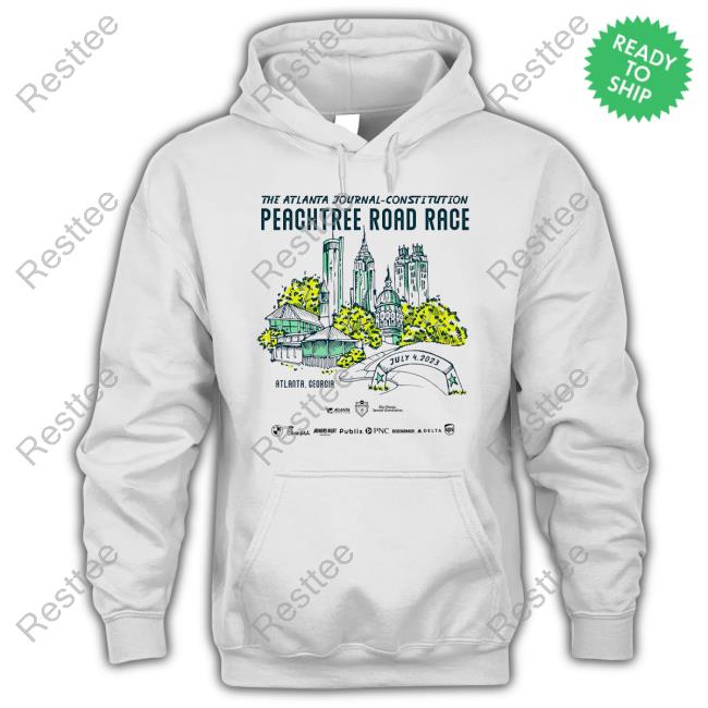 2023 AJC Peachtree Road Race T-Shirt 2023 AJC Peachtree Road Race Crewneck Sweatshirt