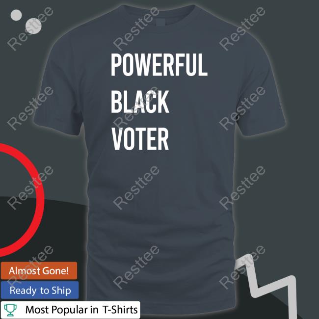 Afrosabi Or Yvette Powerful Black Voter Long Sleeve Tee Afrosabi Or Yvette Powerful Black Voter Shirt