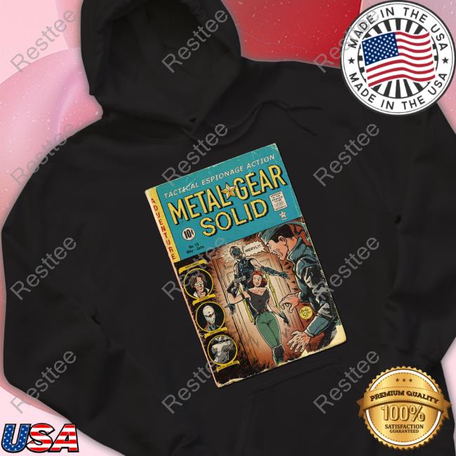 David Hayter Metal Gear Solid Comic Book Covers Hoodie