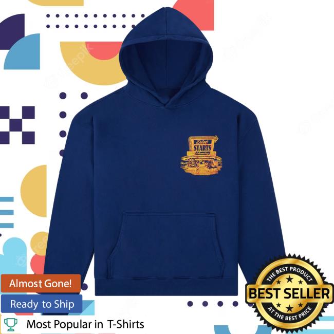 Official Capsule Clothing Store Capsule Nyc Diet Starts Monday Diner Popover Sweatshirt | Navy CapsuleNyc