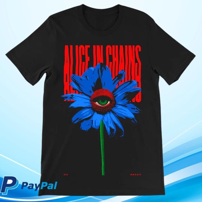 Official Alice In Chains Merch Shop One Eyed Daisy T Shirt Alice In Chains