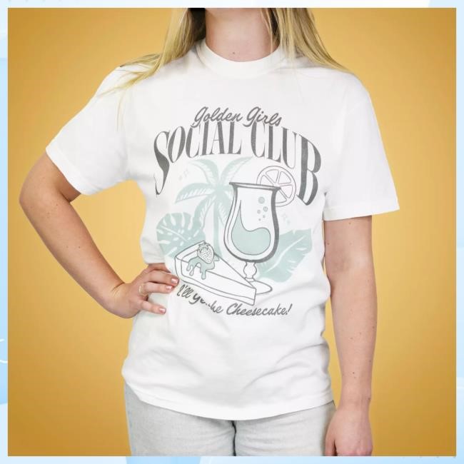 Official MLB Merch Store The Golden Girls ''Social Club'' Sweatshirt for Adults