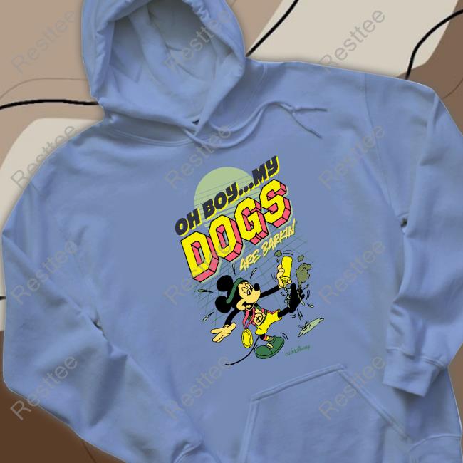 Oh Boy My Dogs Are Barking Long Sleeve Tee Krista RunDisney Expo Mickey Oh Boy My Dogs Are Barking Limited Edition Sweatshirt