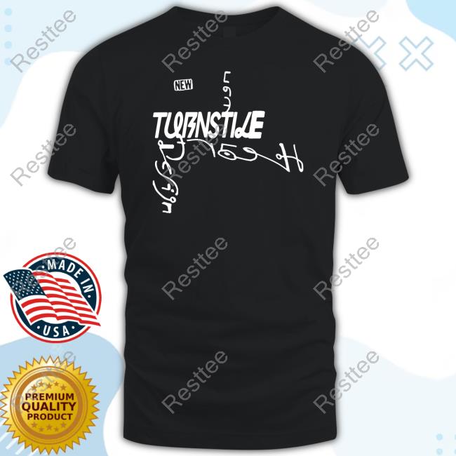 Official Turnstile Black New Heart Design Tee