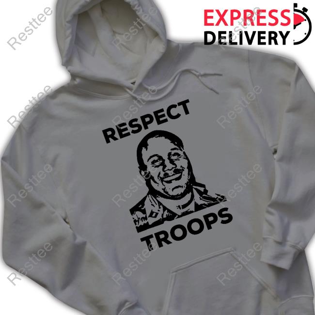Grift Shop Respect Troops Shirts Official Respect Troops Long Sleeve Tee Shirt