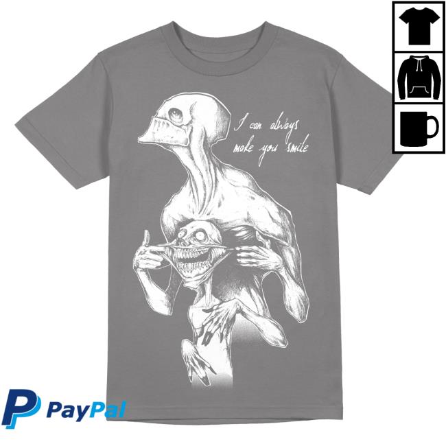 Official Any Means Necessary Clothing Always Smile Shirt New Grey