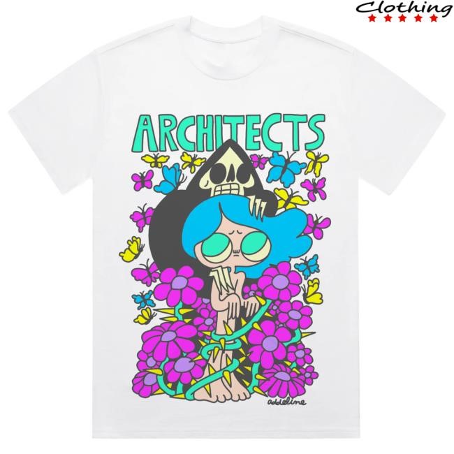 Butterfly White Tee Shirt Architects