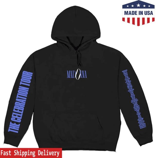 Official Madonna Merch Store Shop Madonna The Celebration Tour Hoodie