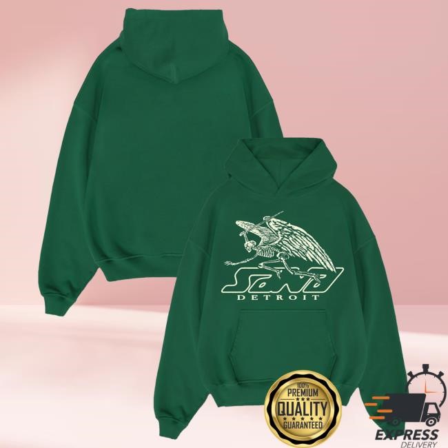 Official Sana Detroit Merch Store Guardian Attractive Hoodie- Green SanaDetroit