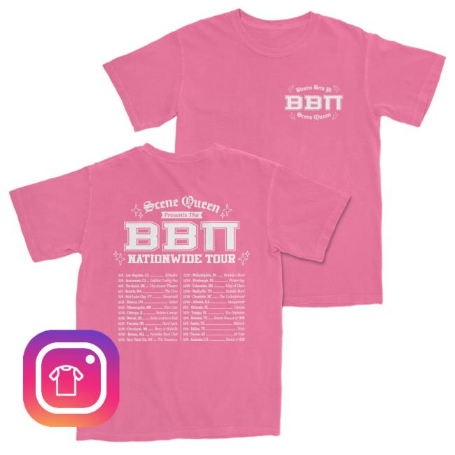Scene Queen Merch Pink Tour Hoodies