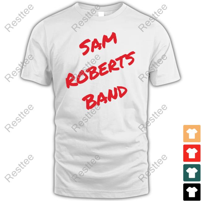 Official Mrkt Merch Sam Roberts Band Paint Shirt