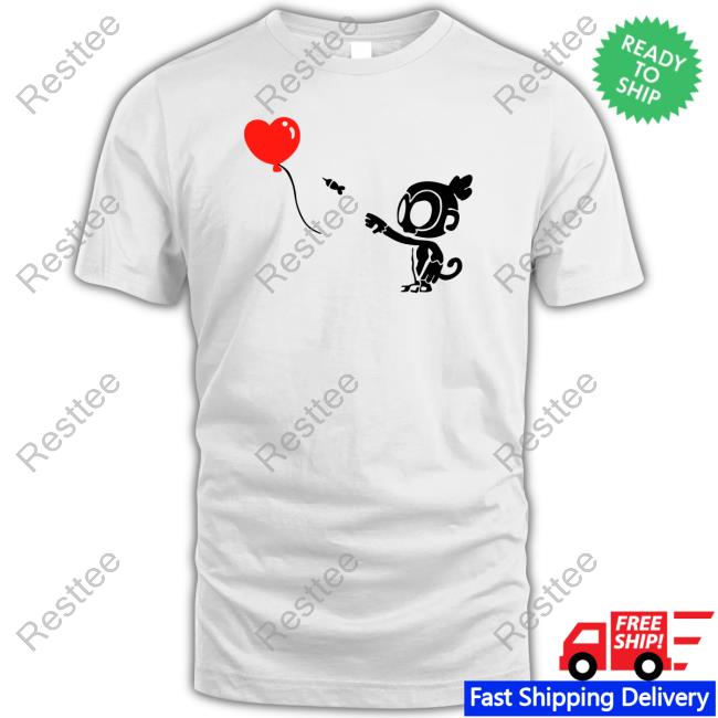 Monkey With Bloon Shirt Ninja Kiwi Store Long Sleeve T Shirt