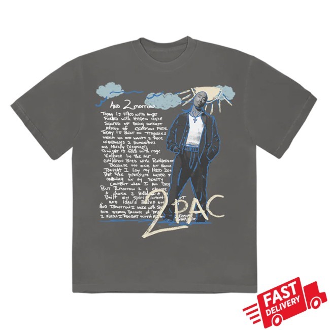 "And 2Morrow" Notebook Tee - 2PAC Official Store "And 2Morrow" Notebook Shirt - 2PAC Official Store