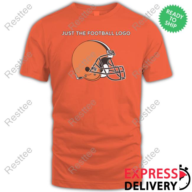 Homage Shop Cleveland Browns Just The Football Logo Sweatshirt