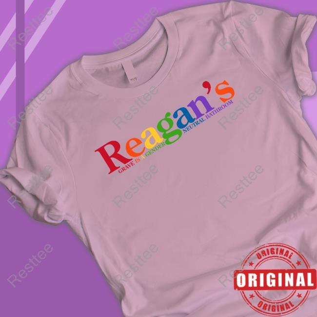 Mattxiv Official Store Reagan's Grave Is A Gender Neutral Bathroom Hoodie