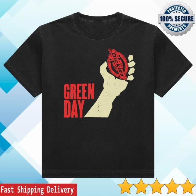 Official Green Day Apparel Store Dickies Heart Grenade T Shirt Green Day