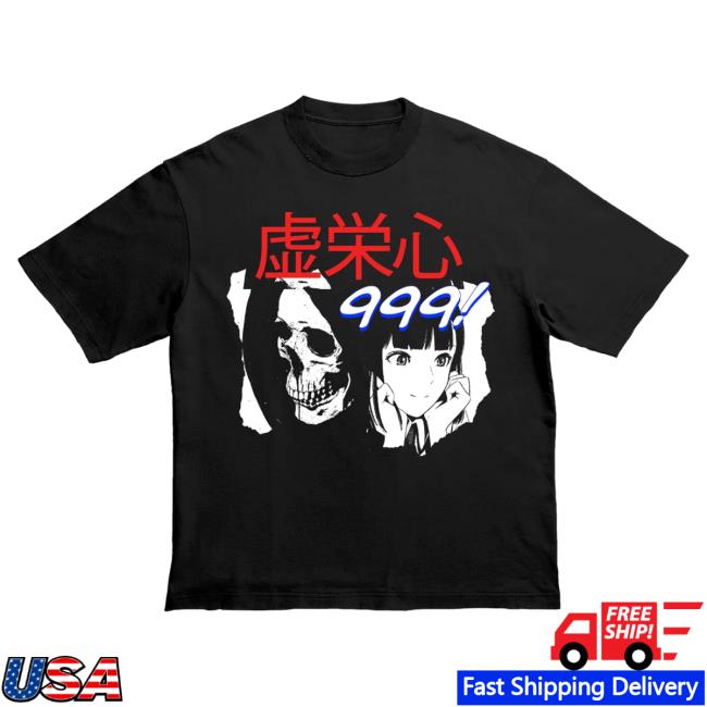 Official 999 Club Merch 999! Anime T Shirt Black 999Club Clothing