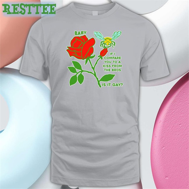 Goodshirts Merch Baby If I Compare You To A Kiss From The Bros Is It Gay T Shirt Shirts That Go Hard