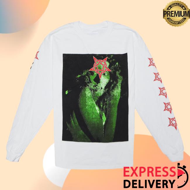 Official Playboi Carti Merch Playboi Carti Neon Tour Long Sleeve T-Shirt White PlayboiCarti Clothing Shop Store