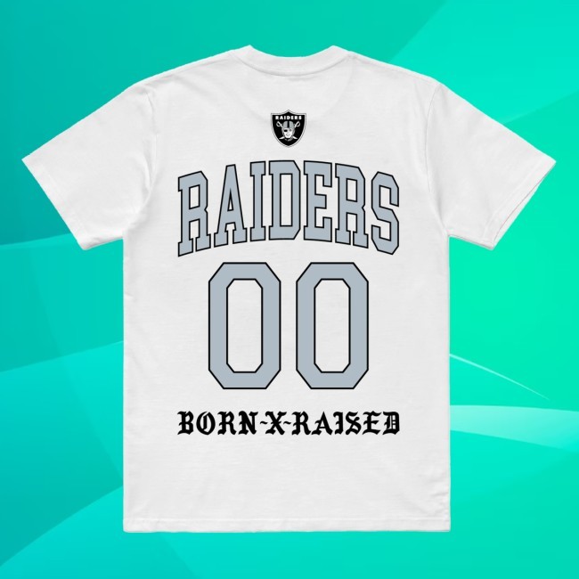 Born X Raised + Raiders Collegiate Shirt