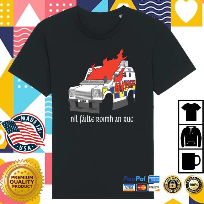 Official Kneecap Merch Ruc Not Welcome Shirt