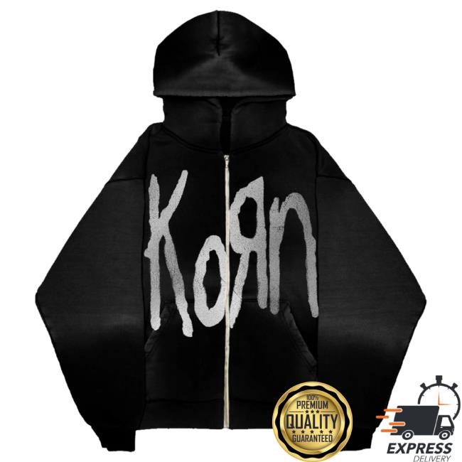 Official Korn Merch Store Korn Freak Zip Up Attractive Hoodie Official Korn Merch Store Korn Freak Zip Up Hoodie