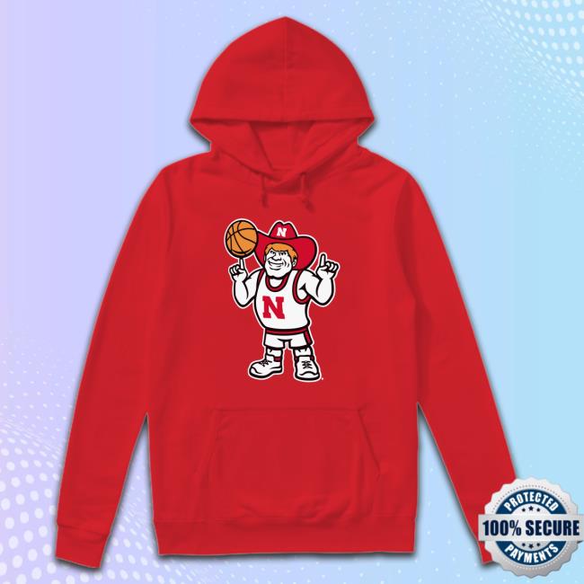 Nebraska Giant New Herbie Logo Basketball New Tee Nebraska Giant New Herbie Logo Basketball New Tee