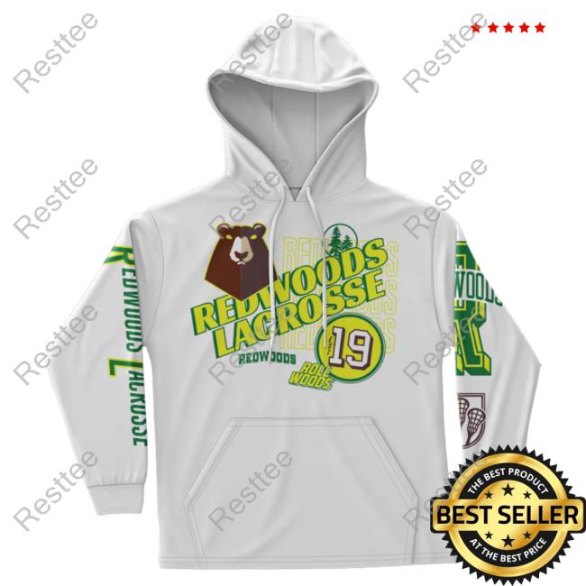 Official Premier Lacrosse League Shop Redwoods All Over Print Hoodie