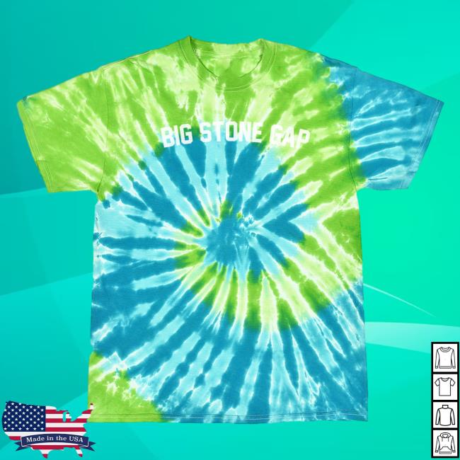 Official Hometown Apparel Clothing Merch Big Stone Gap Virginia Classic Curve Tie Dye Shirt 2023 St. Lucia