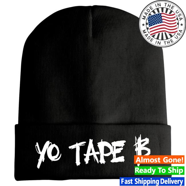 Official Tape B Merch Store Tapebstore Tape B Phase 2 Black Beanie Cap Tape B Apparel Clothing Shop