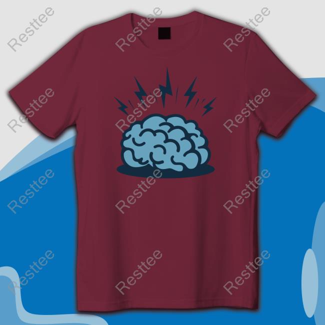 Drew Builds Stuff Brain Tee Shirt