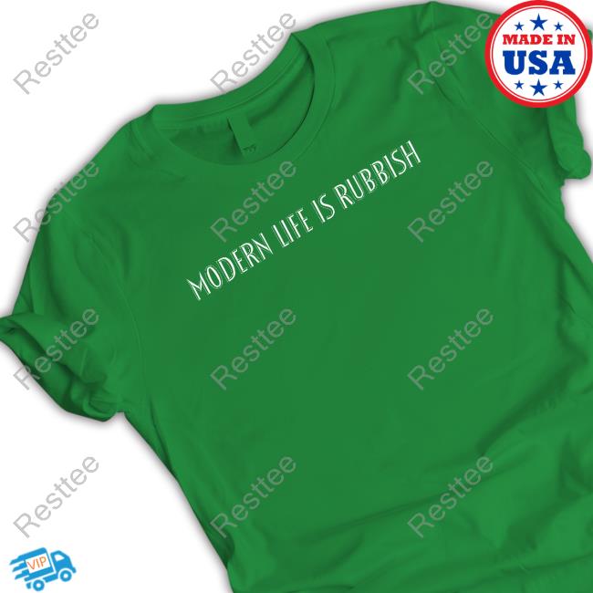 Modern Life Is Rubbush Hooded Sweatshirt Modern Life Is Rubbush Hoodie